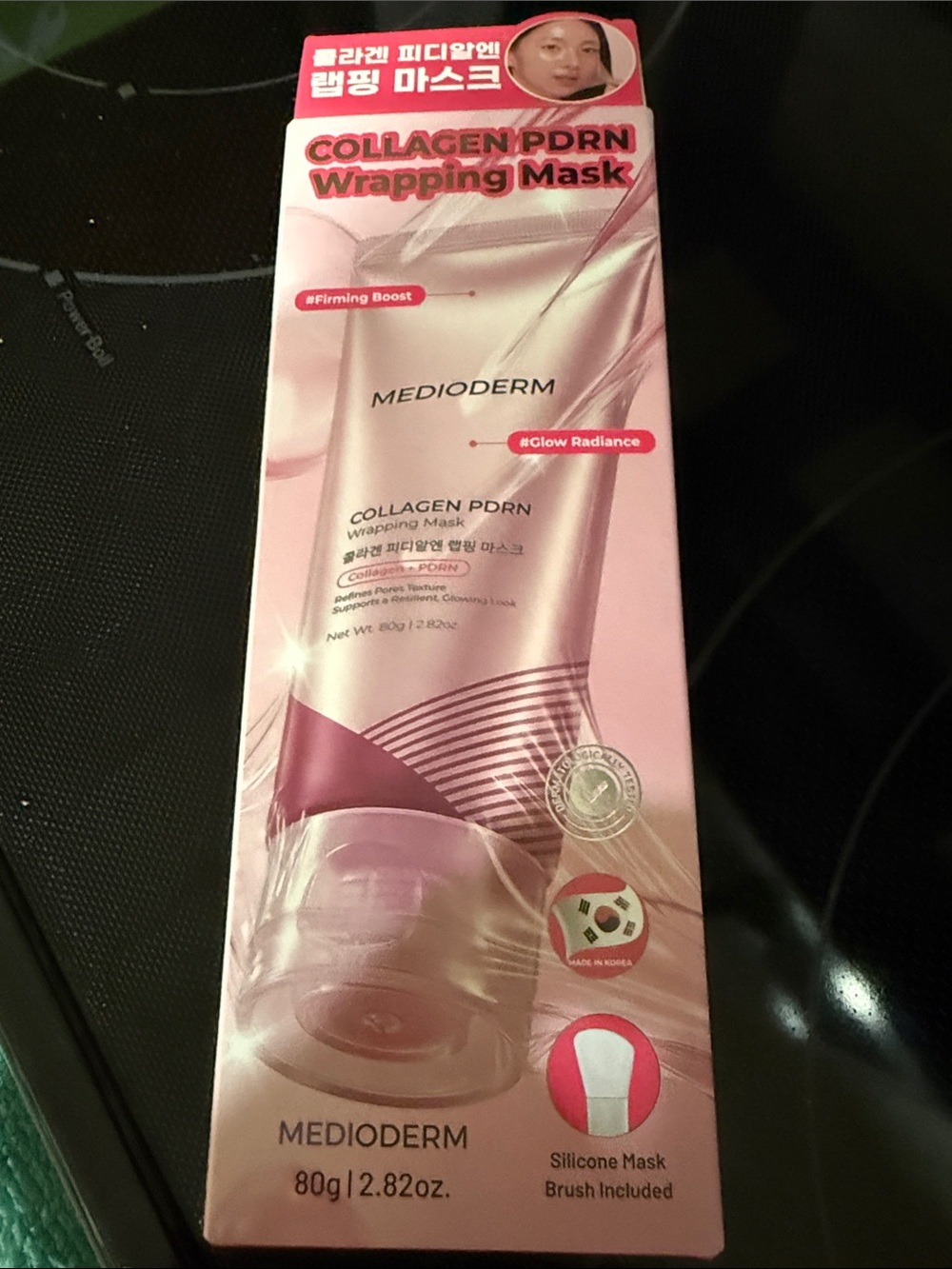 Medioderm Collagen PDRN Wrapping Mask - Pink Silicone Mask
